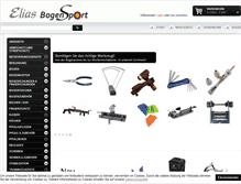 Tablet Screenshot of elias-bogensport.de